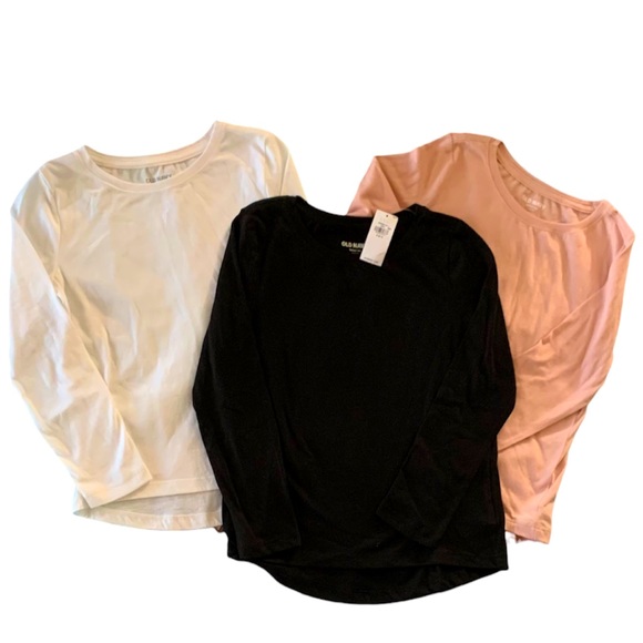 Girls Old Navy Long sleeve softest T-shirt 3-pack - Picture 2 of 8
